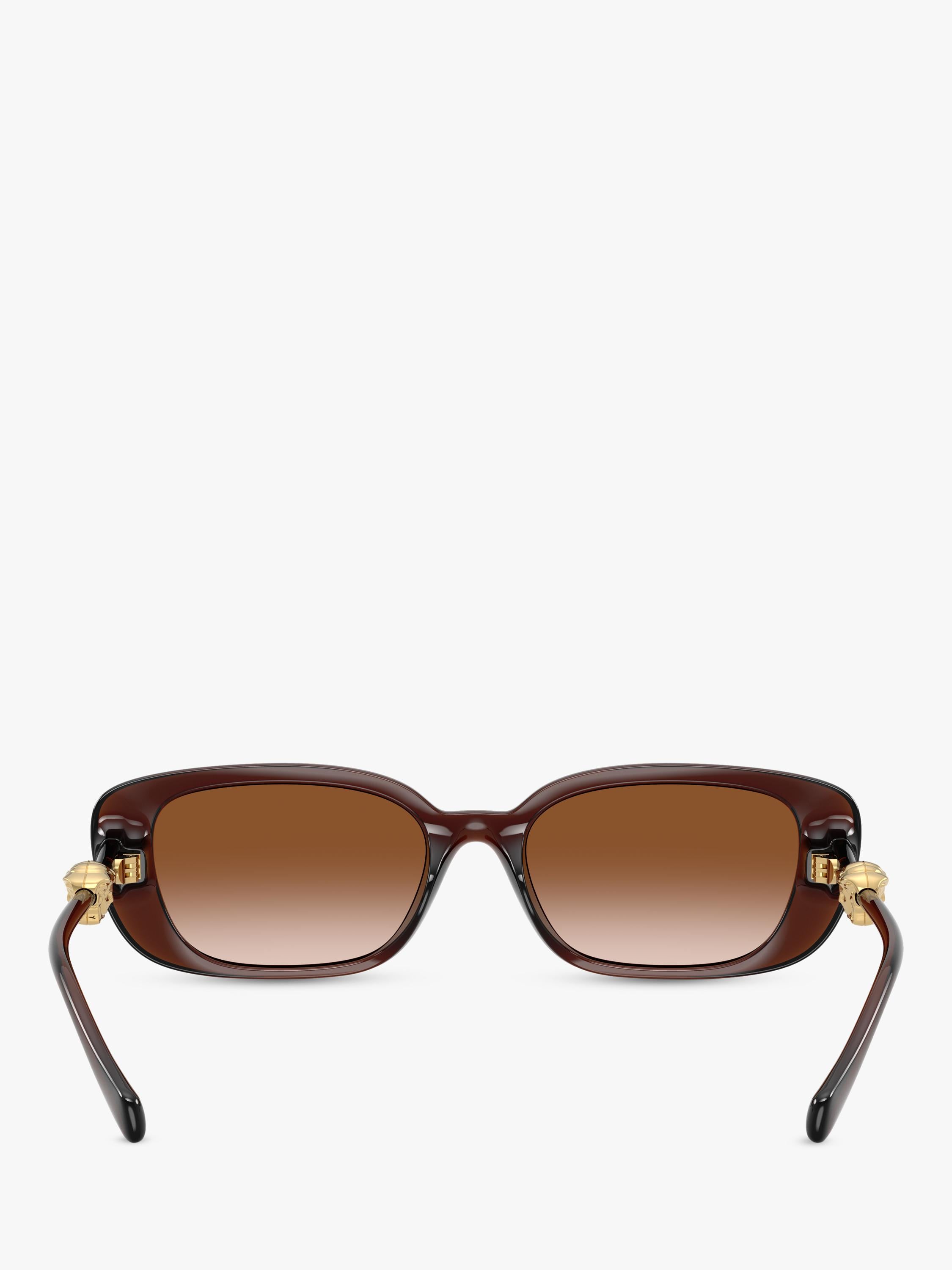 Versace women's pillow sunglasses brown gradient lenses, UK version