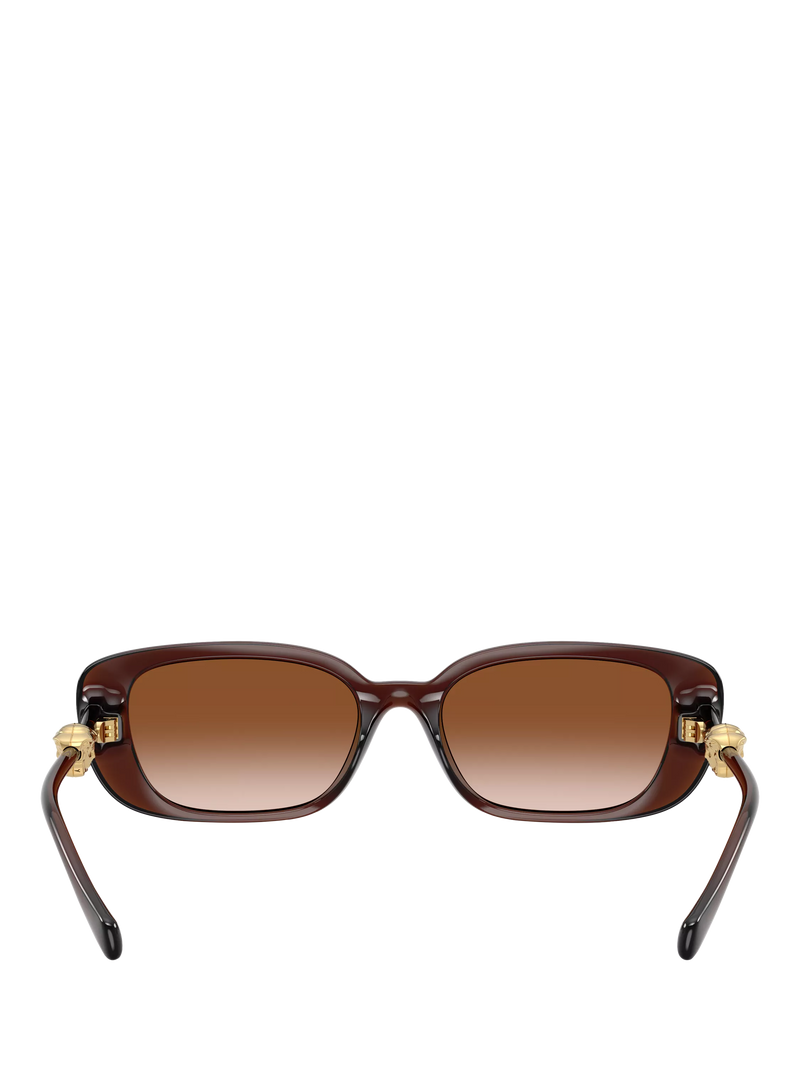 Versace women's pillow sunglasses brown gradient lenses, UK version