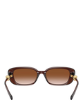 Versace women's pillow sunglasses brown gradient lenses, UK version