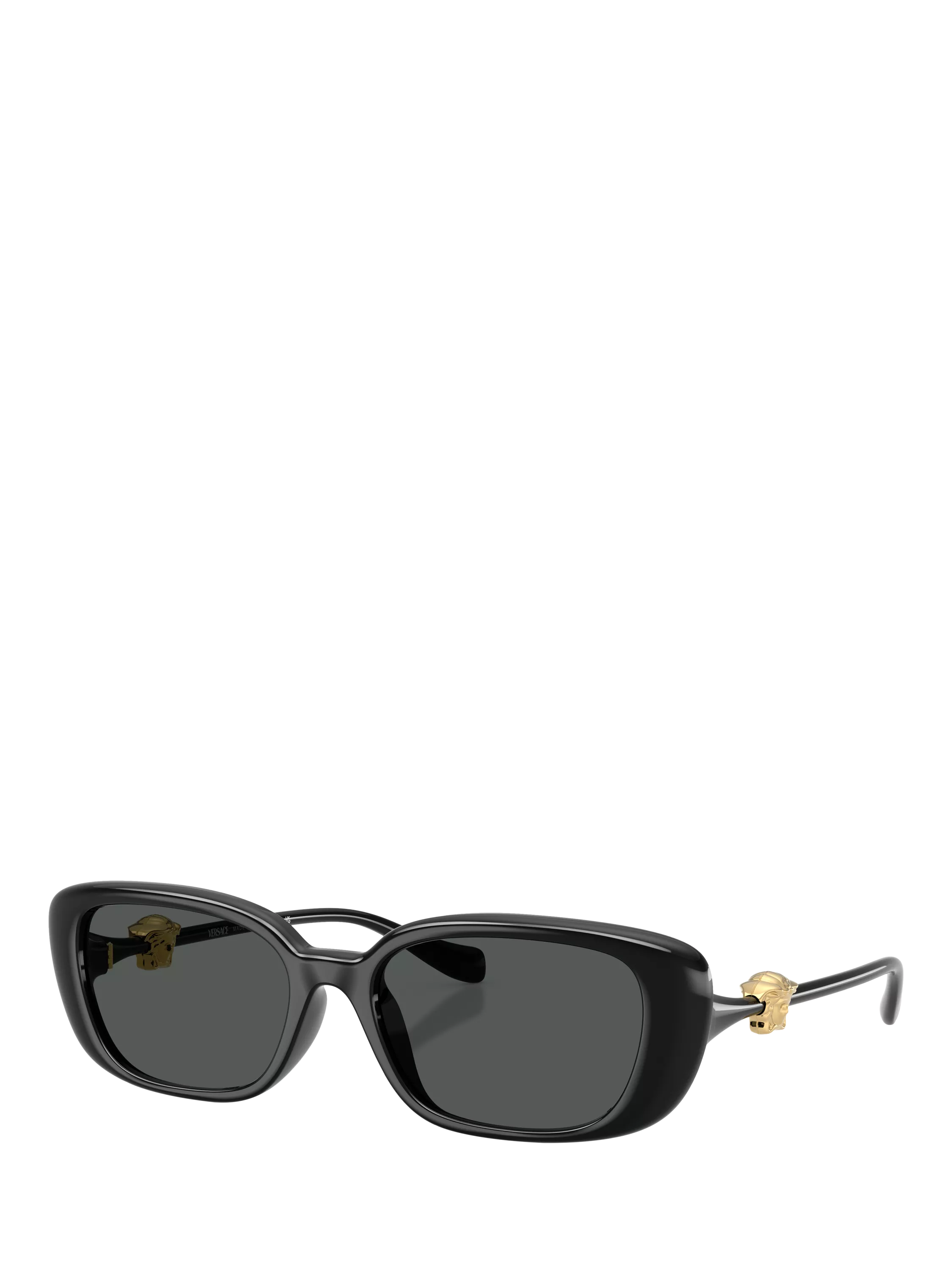 Versace pillow sunglasses black grey gradient lenses (British brand)