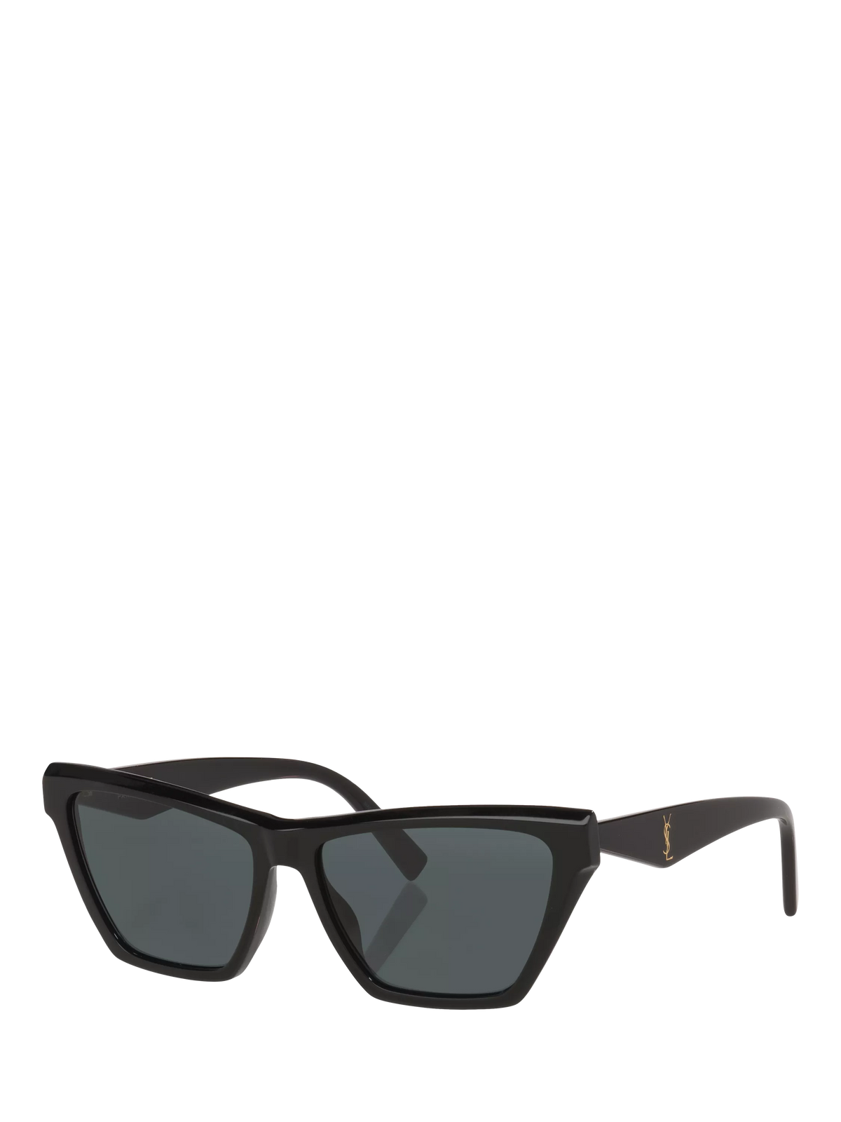 Yves Saint Laurent cat eye sunglasses 58mm black acetate (British brand)