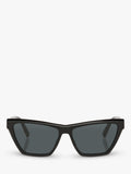 Yves Saint Laurent cat eye sunglasses 58mm black acetate (British brand)