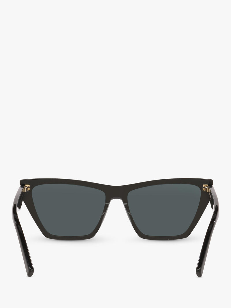 Yves Saint Laurent cat eye sunglasses 58mm black acetate (British brand)