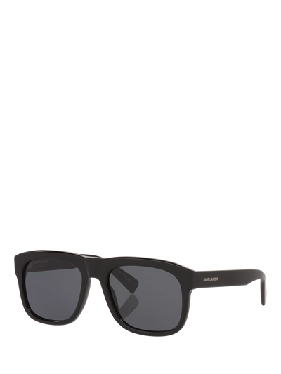 John Lewis Yves Saint Laurent Men's Rectangular Sunglasses, Black- Buy online at McGrocer