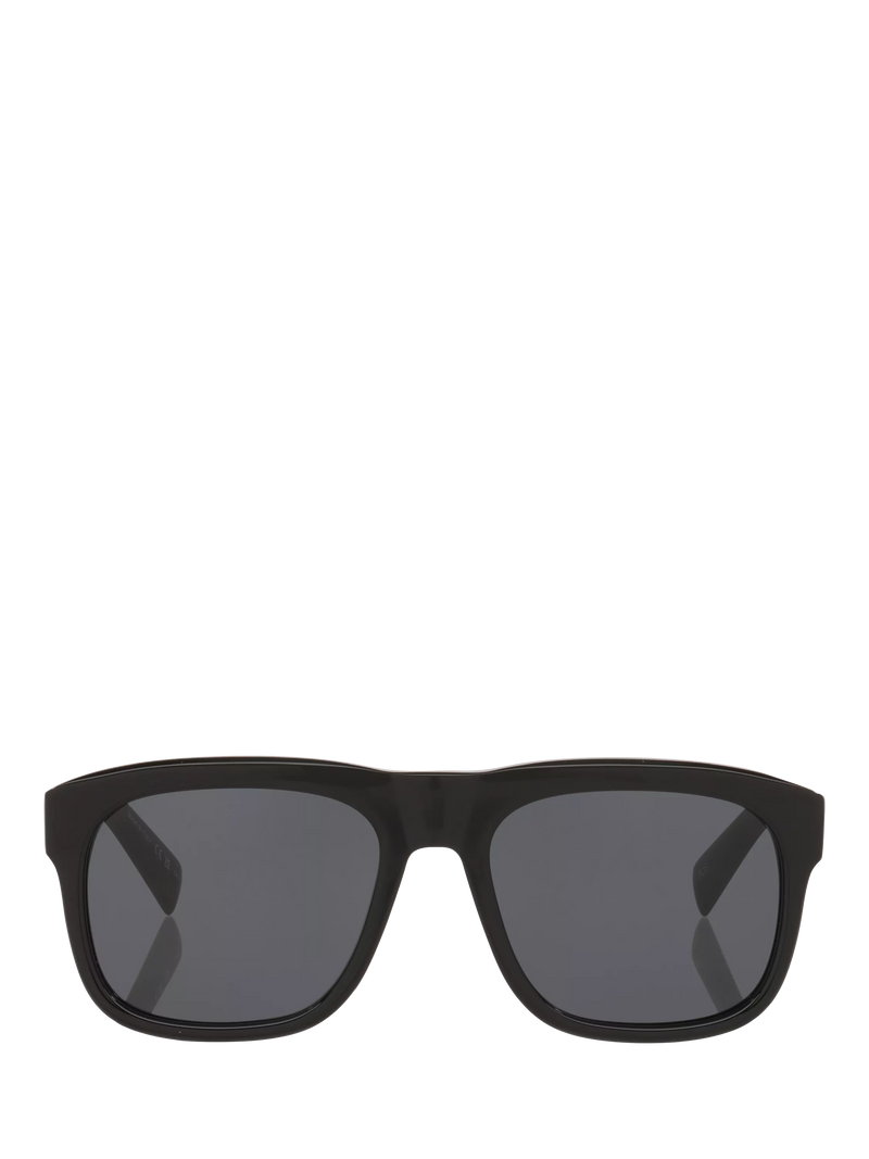 Yves Saint Laurent men's rectangular black sunglasses - British product