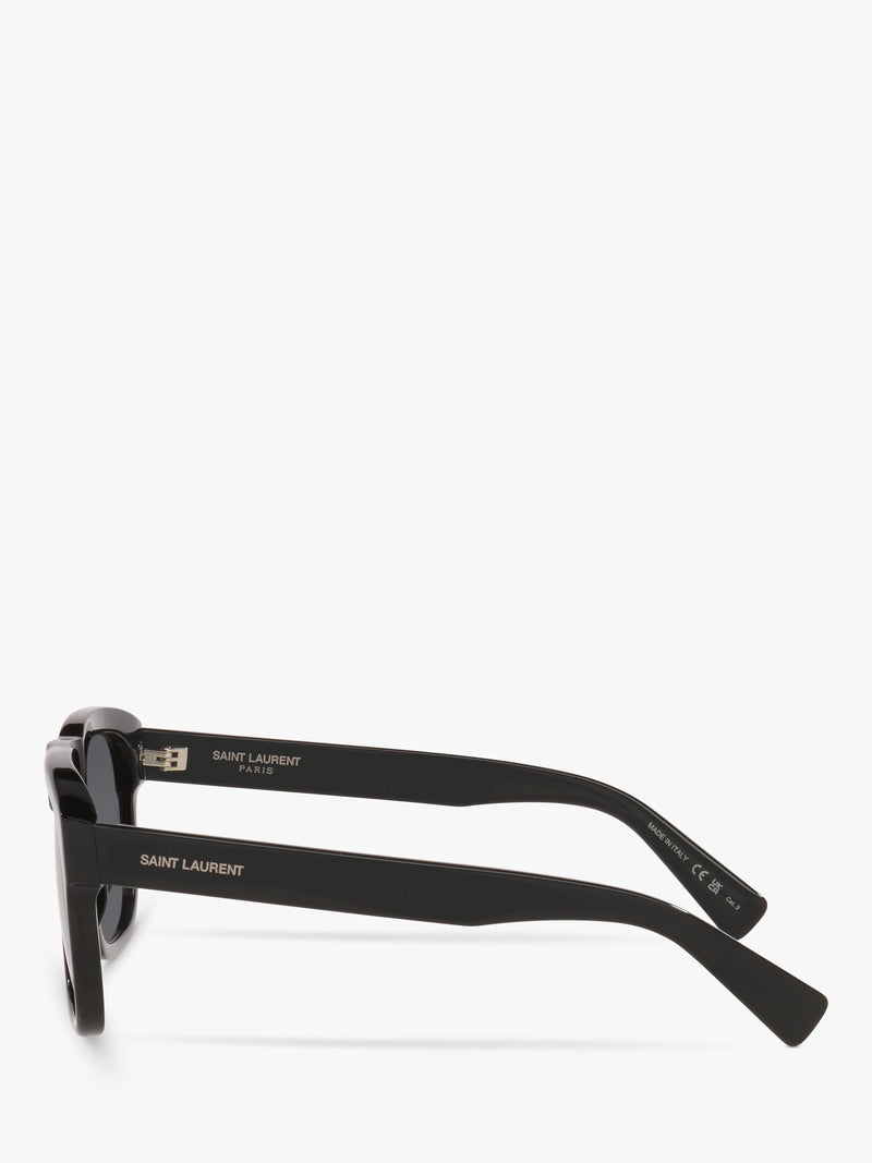 Yves Saint Laurent men's rectangular black sunglasses - British product