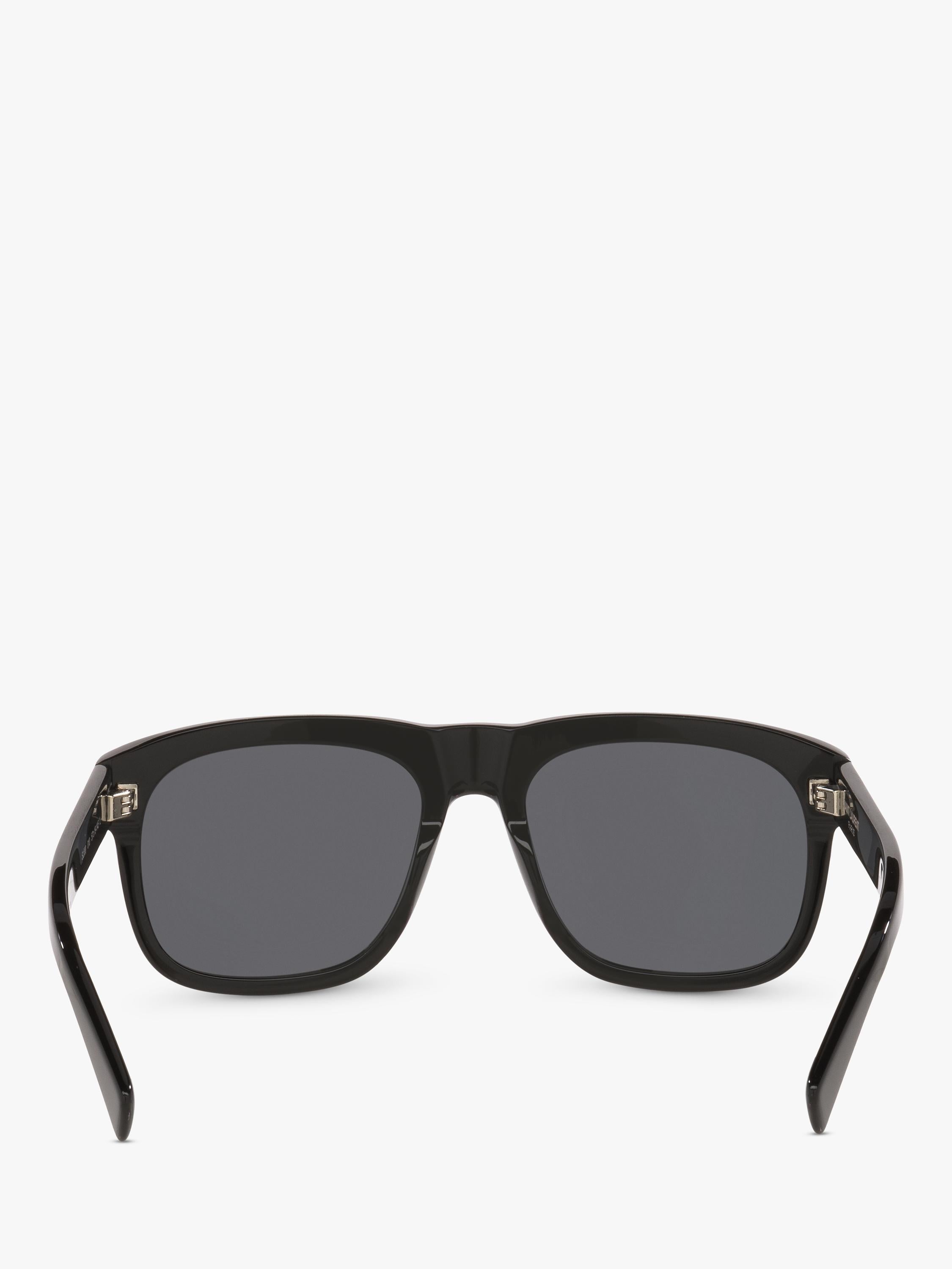 Yves Saint Laurent men's rectangular black sunglasses - British product