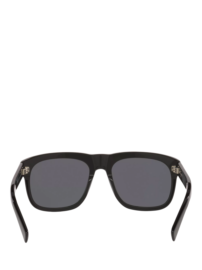 Yves Saint Laurent men's rectangular black sunglasses - British product