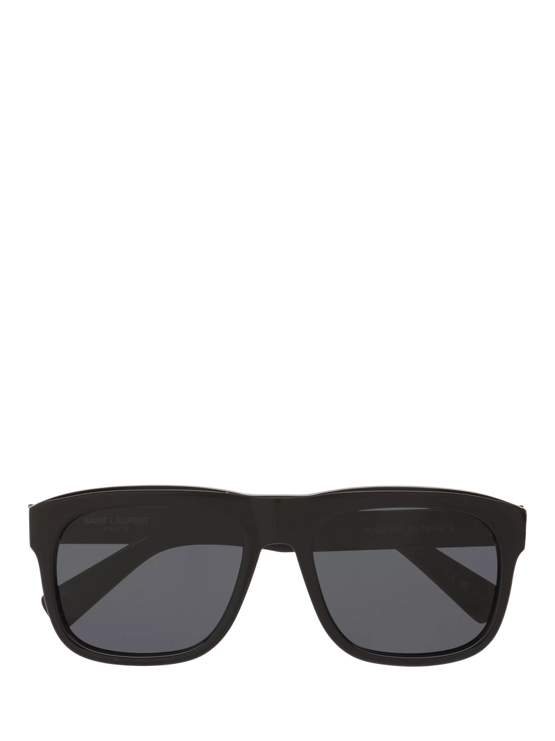 Yves Saint Laurent men's rectangular black sunglasses - British product