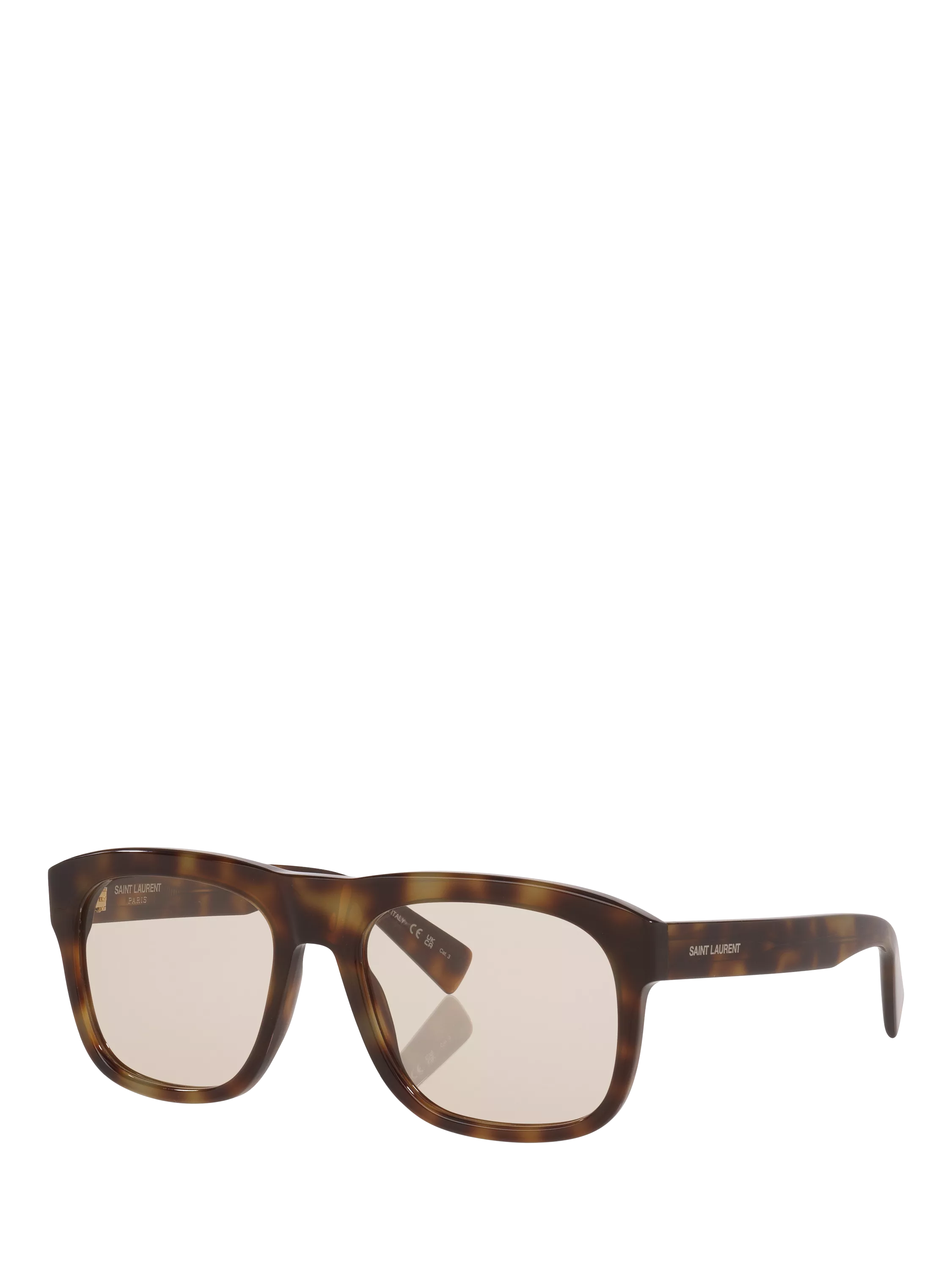 YSL square sunglasses tortoise brown beige, imported from the UK