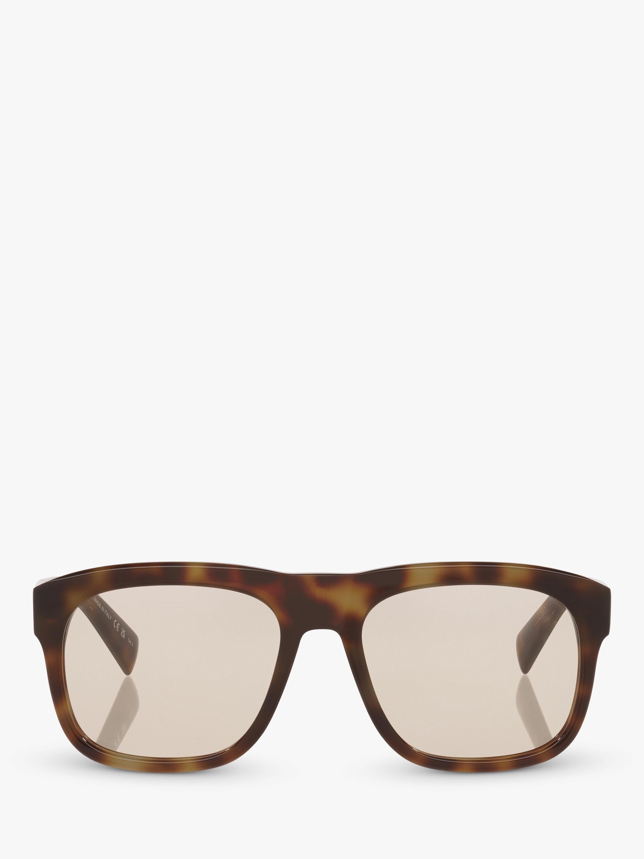 YSL square sunglasses tortoise brown beige, imported from the UK