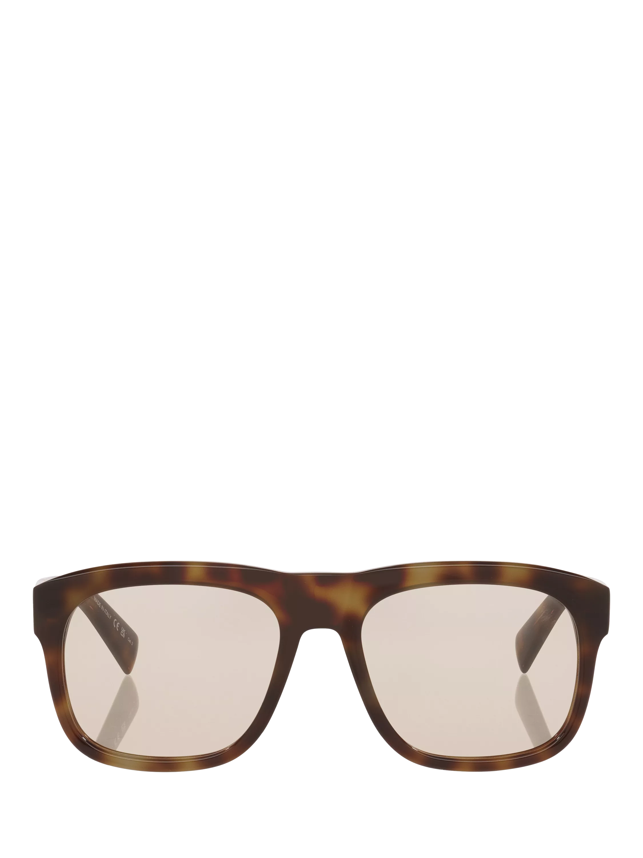 YSL square sunglasses tortoise brown beige, imported from the UK