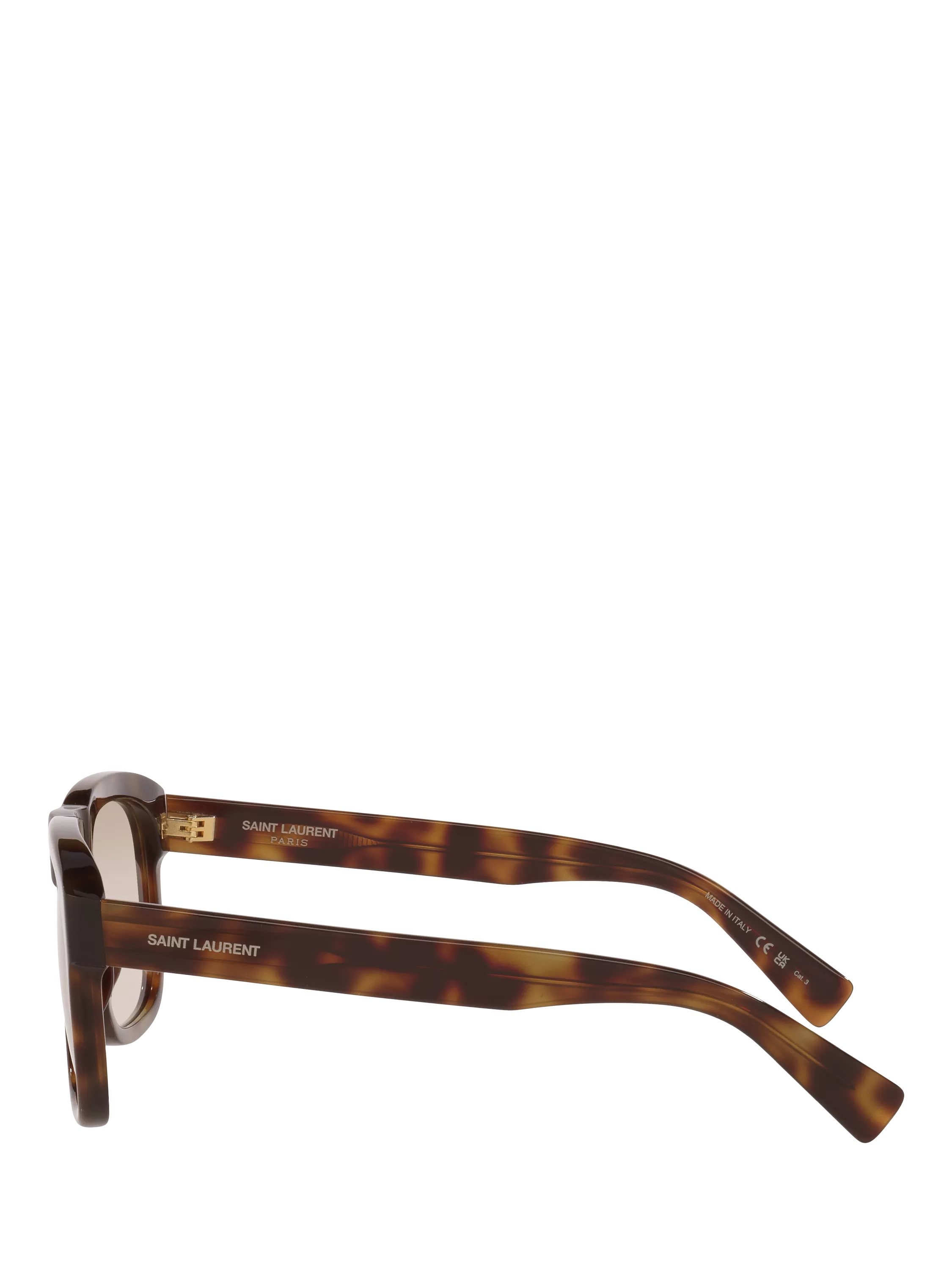 YSL square sunglasses tortoise brown beige, imported from the UK