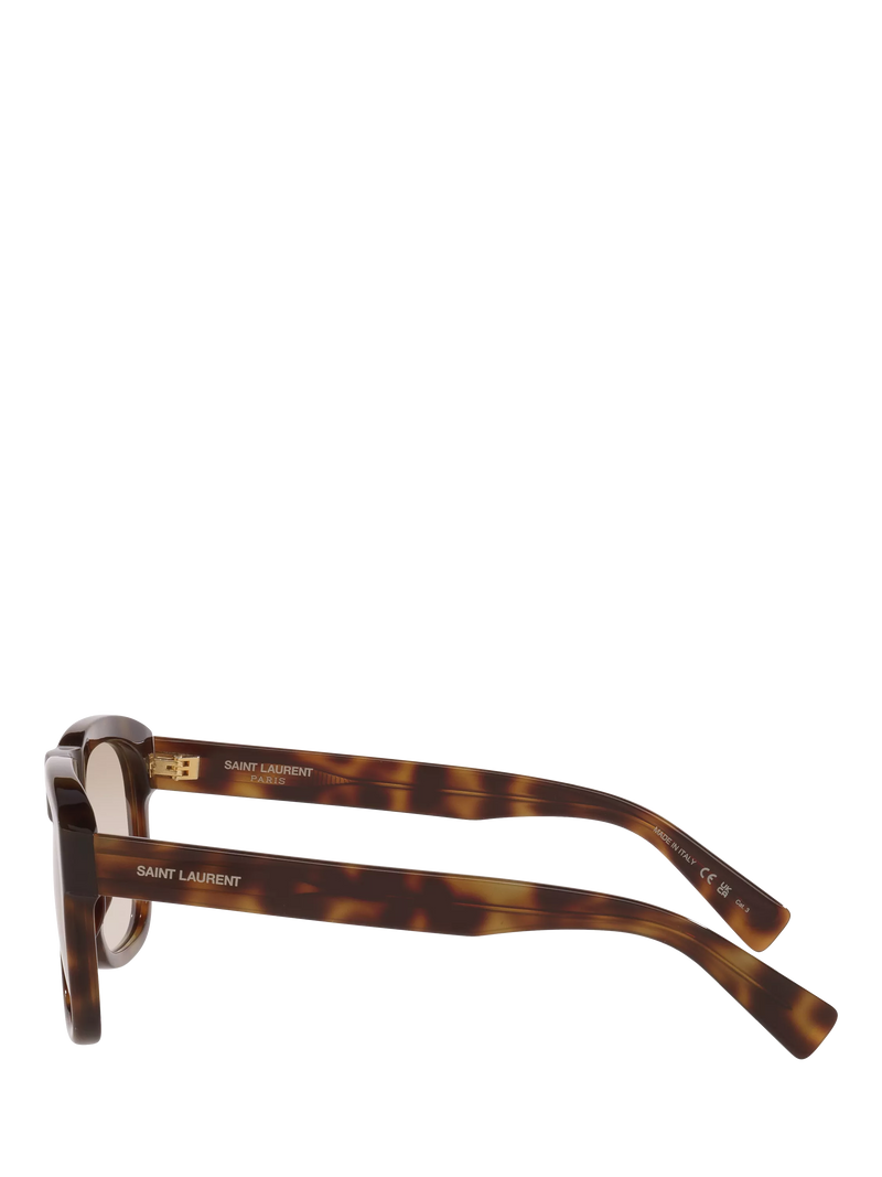 YSL square sunglasses tortoise brown beige, imported from the UK