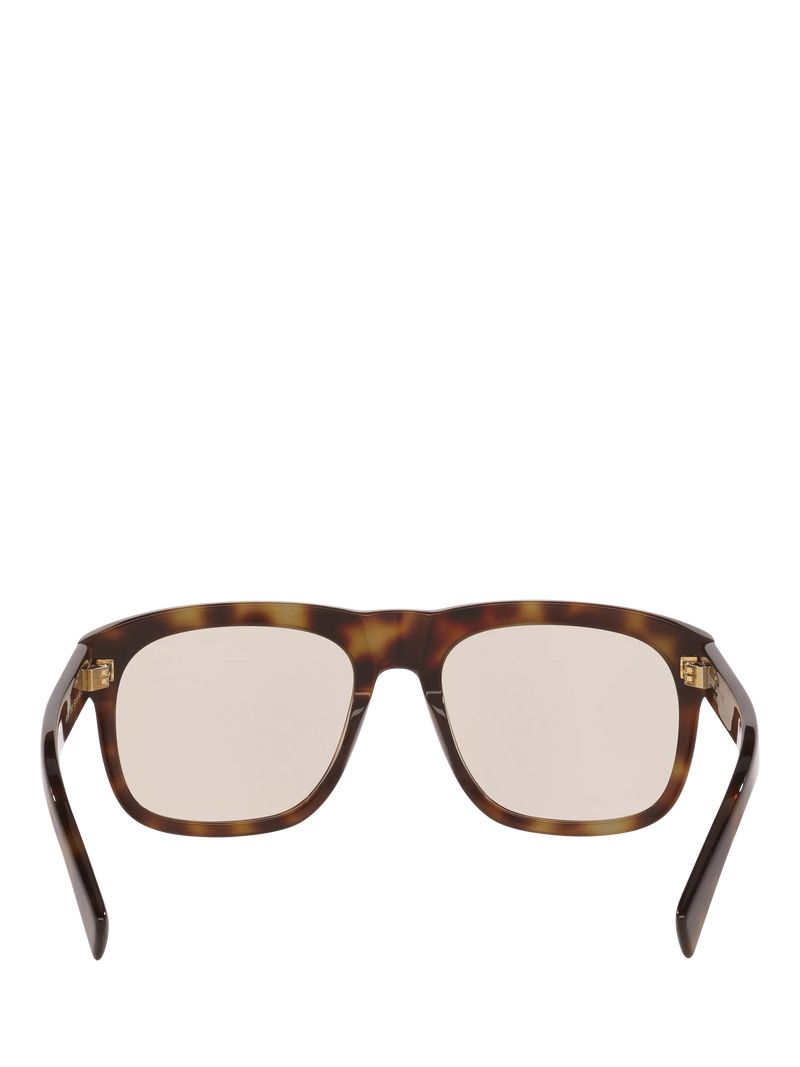 YSL square sunglasses tortoise brown beige, imported from the UK