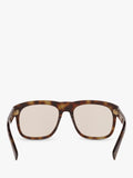 YSL square sunglasses tortoise brown beige, imported from the UK