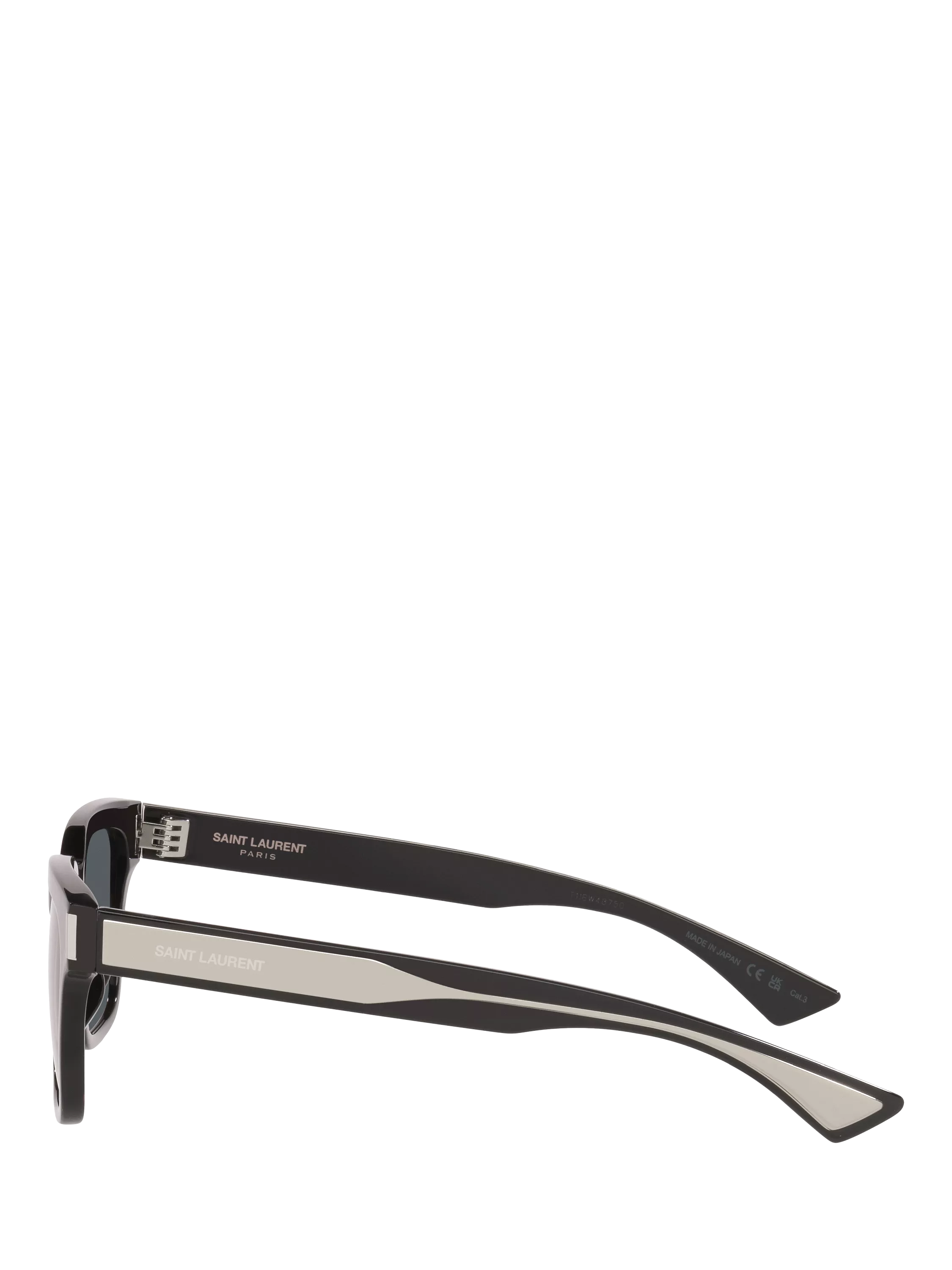 Yves Saint Laurent rectangular black sunglasses with 53mm lens (British brand)