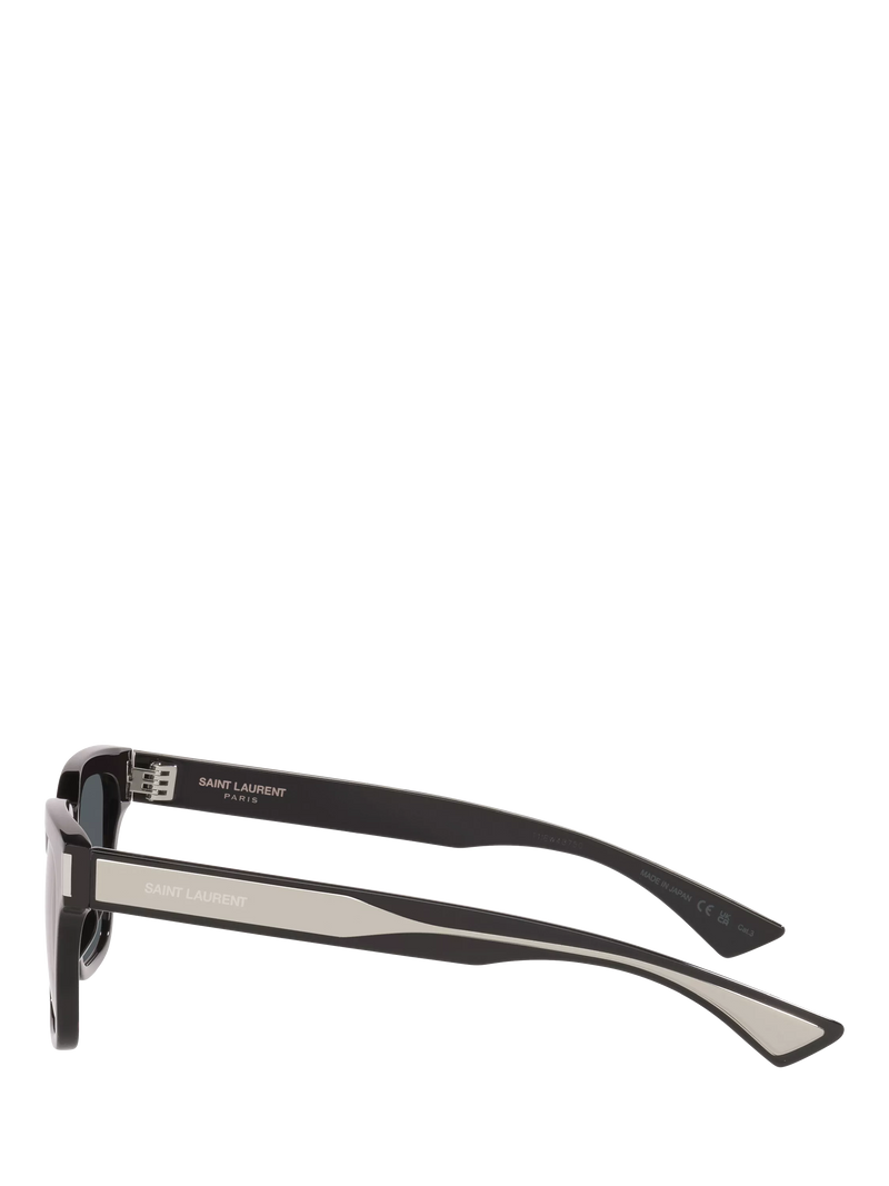 Yves Saint Laurent rectangular black sunglasses with 53mm lens (British brand)
