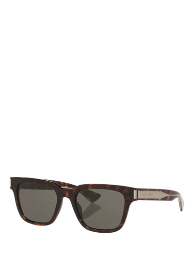 John Lewis Yves Saint Laurent Unisex Rectangular Sunglasses Tortoise/Grey- Buy online at McGrocer