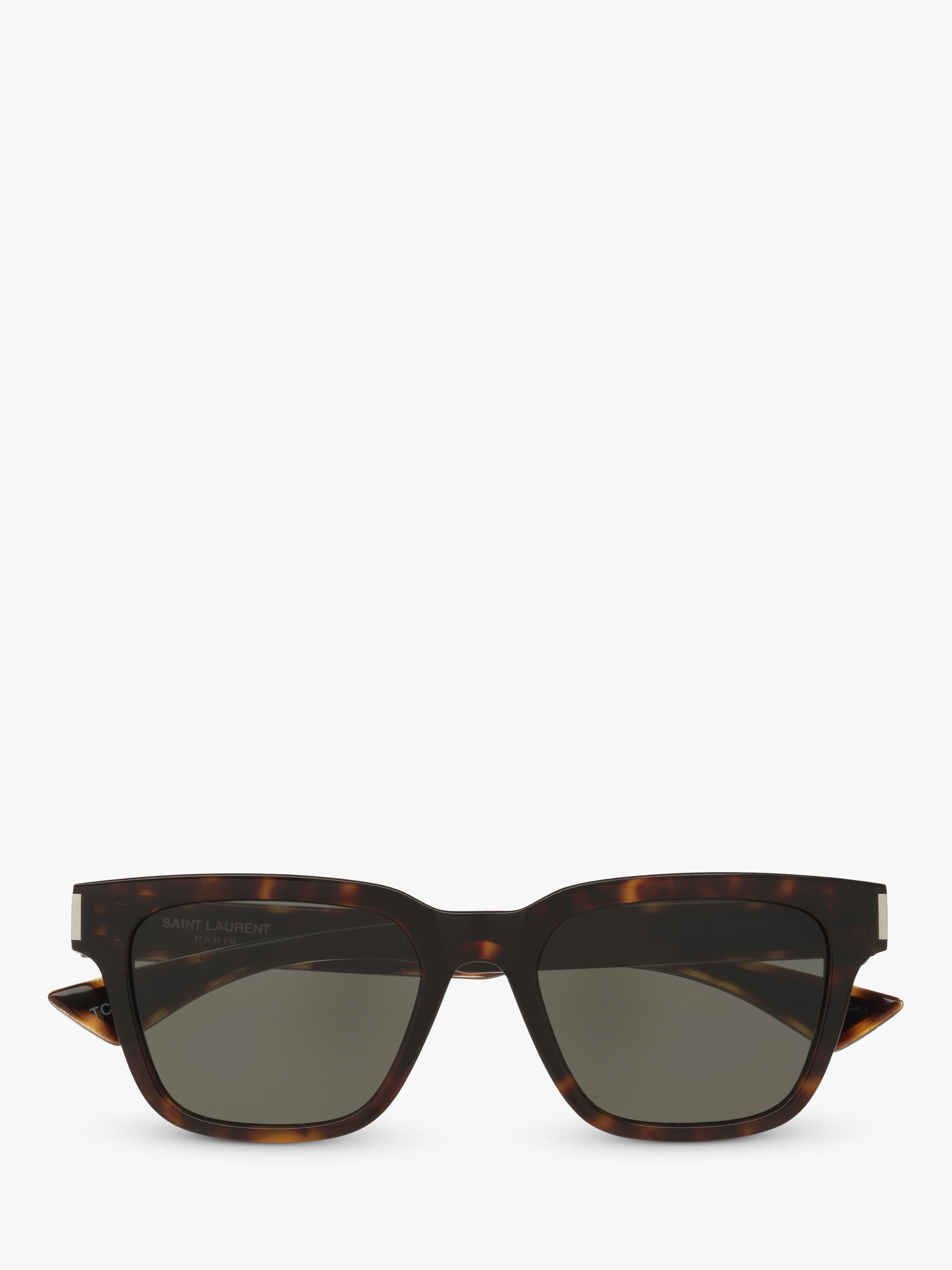 Yves Saint Laurent tortoise rectangular sunglasses 53mm - British product