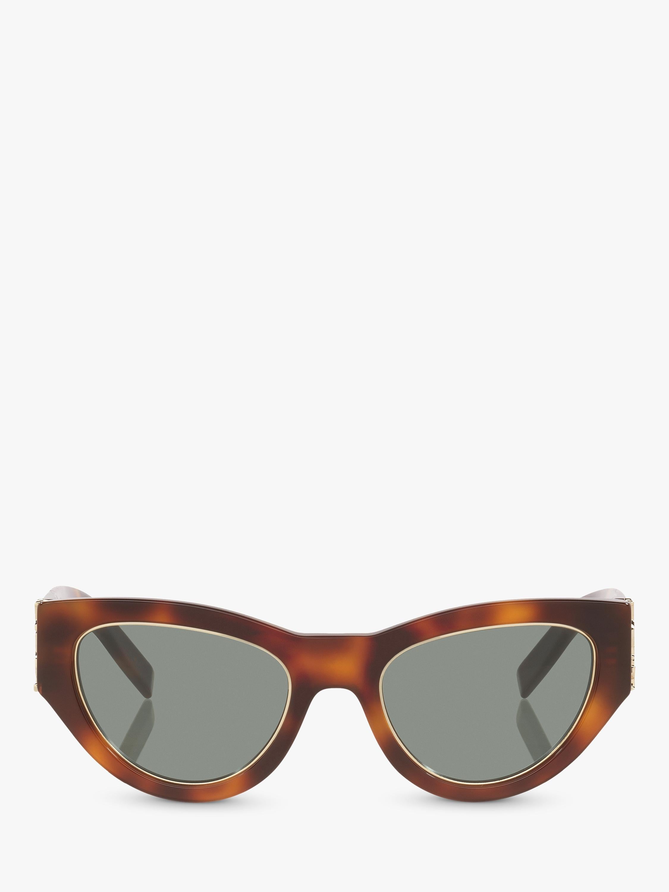 Yves Saint Laurent cat eye tortoise green sunglasses, imported from the UK
