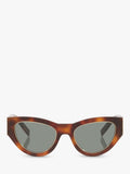 Yves Saint Laurent cat eye tortoise green sunglasses, imported from the UK