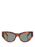 Yves Saint Laurent cat eye tortoise green sunglasses, imported from the UK