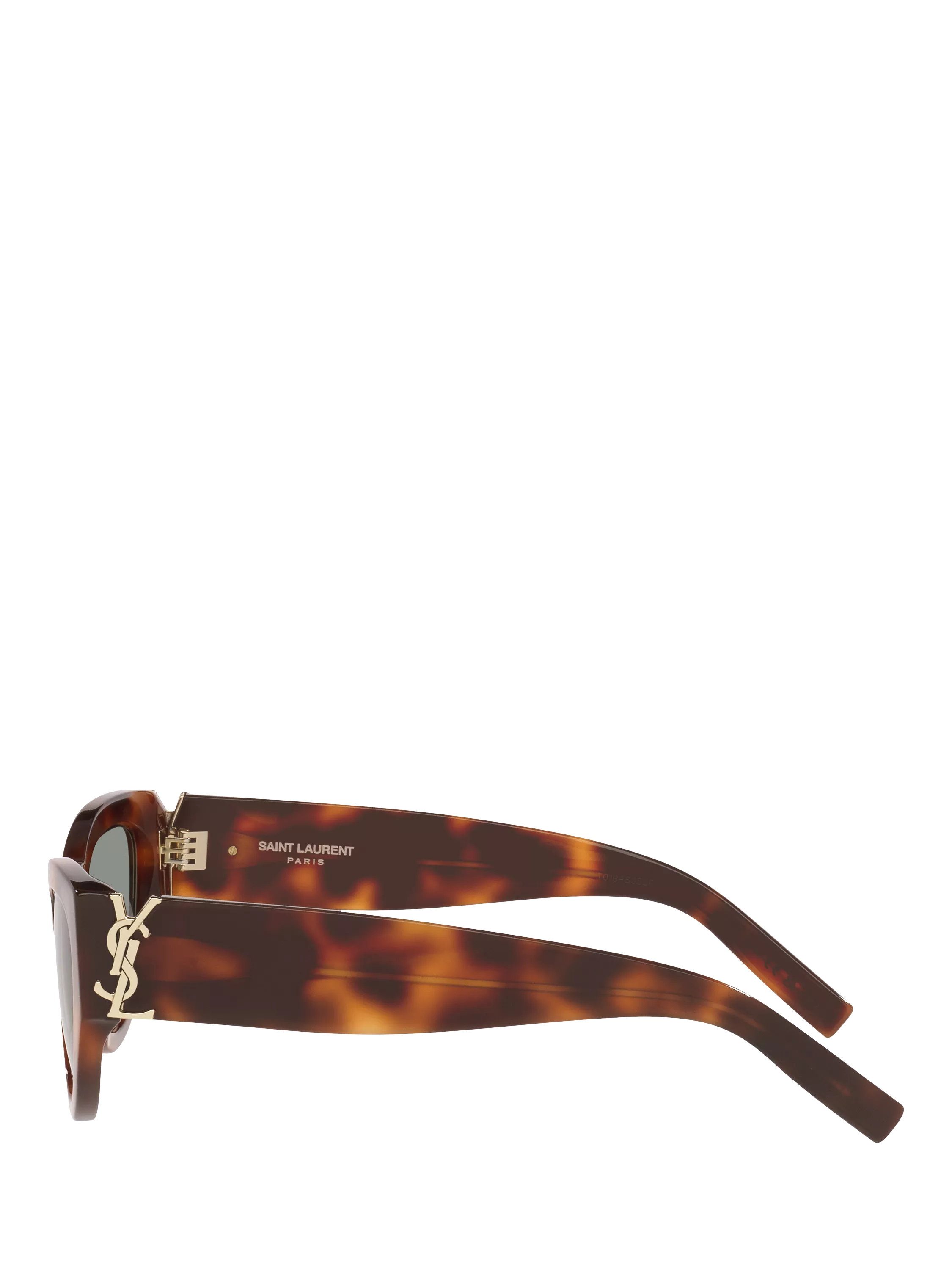 Yves Saint Laurent cat eye tortoise green sunglasses, imported from the UK