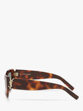 Yves Saint Laurent cat eye tortoise green sunglasses, imported from the UK