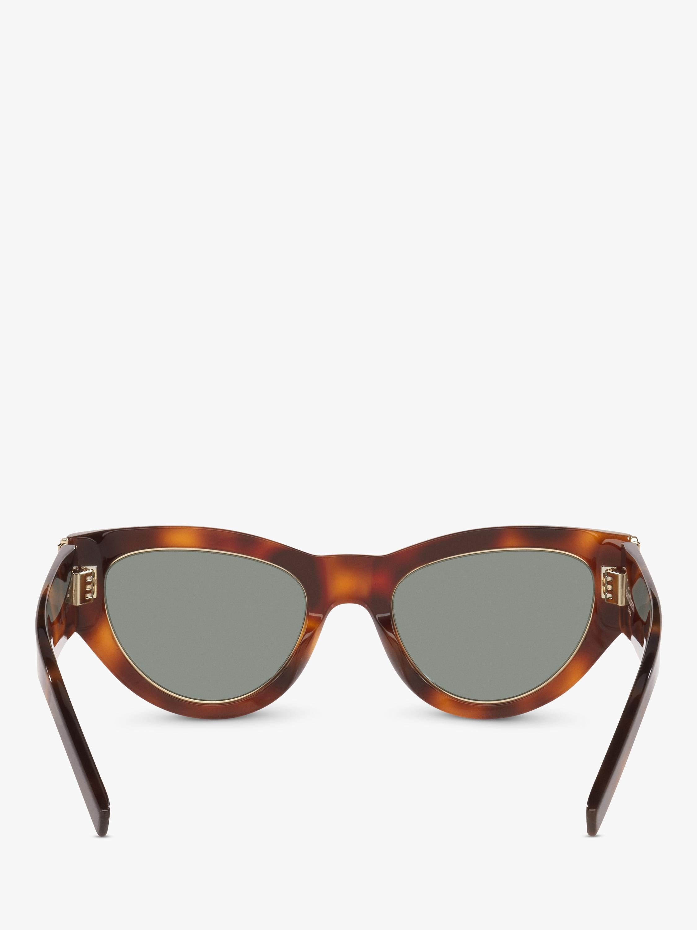 Yves Saint Laurent cat eye tortoise green sunglasses, imported from the UK