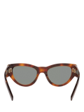 Yves Saint Laurent cat eye tortoise green sunglasses, imported from the UK