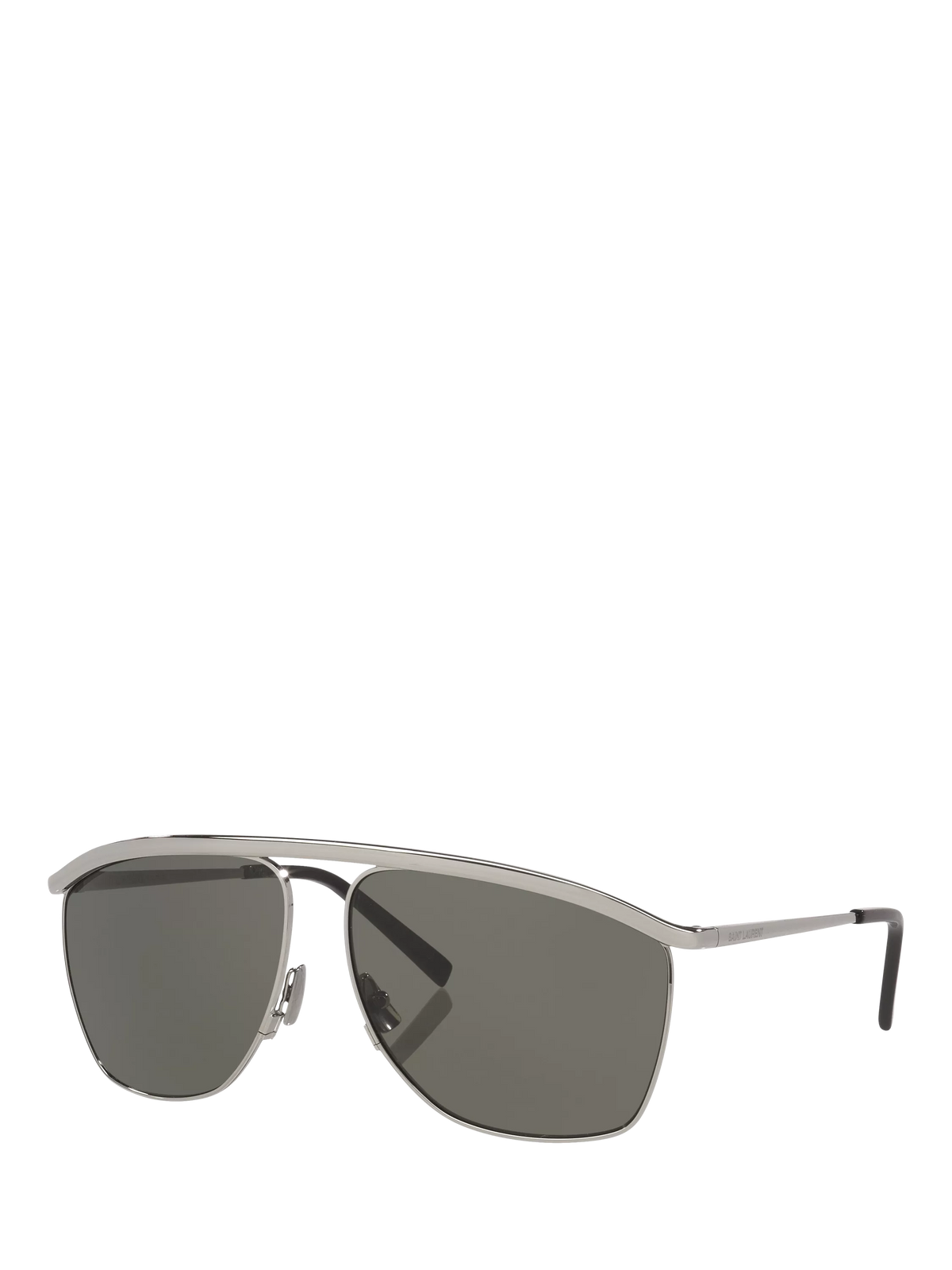 Yves Saint Laurent aviator sunglasses in silver, imported from the UK