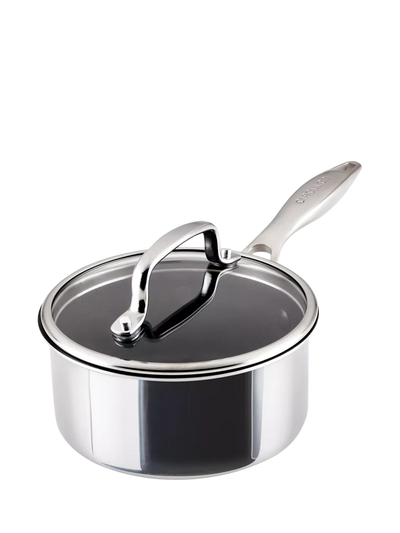 John Lewis Circulon ScratchDefense Clad Stainless Steel Non-Stick Saucepan with Lid- Buy online at McGrocer