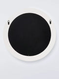 John Lewis carved round wall mirror 70cm white - British product