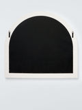 John Lewis coastal carved mirror 95x105cm white, imported from the UK