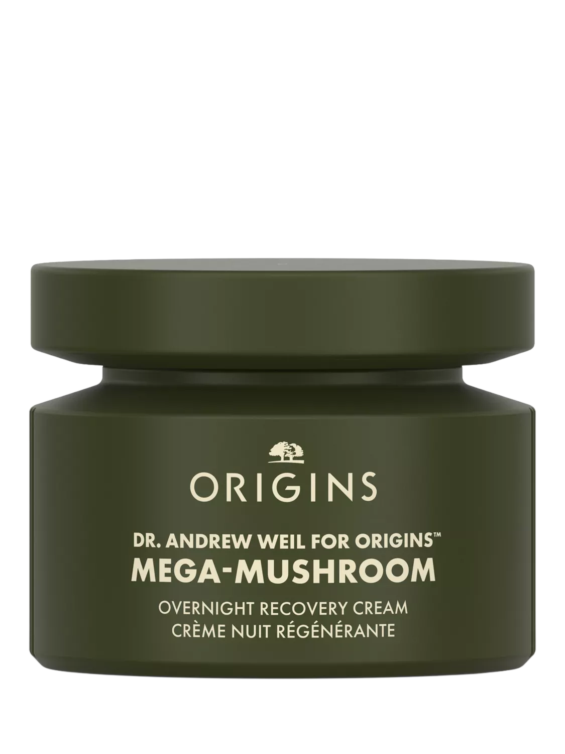 Origins Mega-Mushroom Overnight Recovery night cream 50ml, imported from the UK