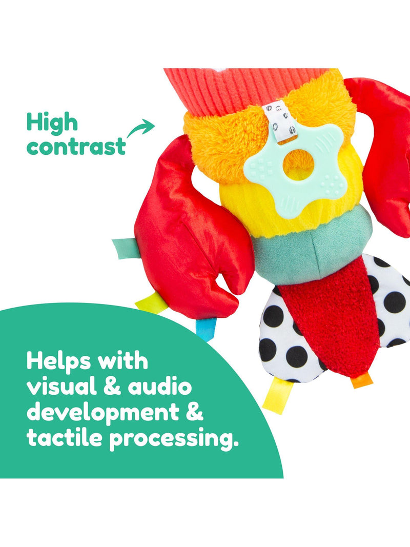 Lamaze Liam the Lobster clip and go toy, imported from the UK