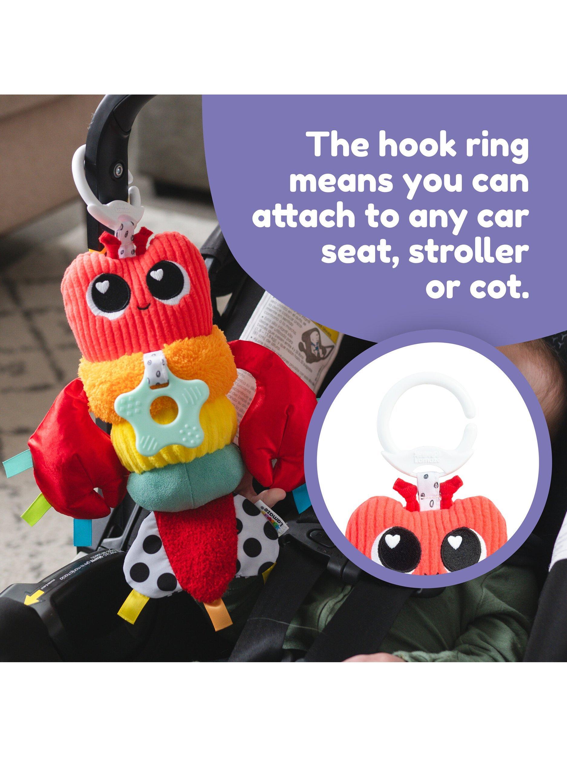Lamaze Liam the Lobster clip and go toy, imported from the UK