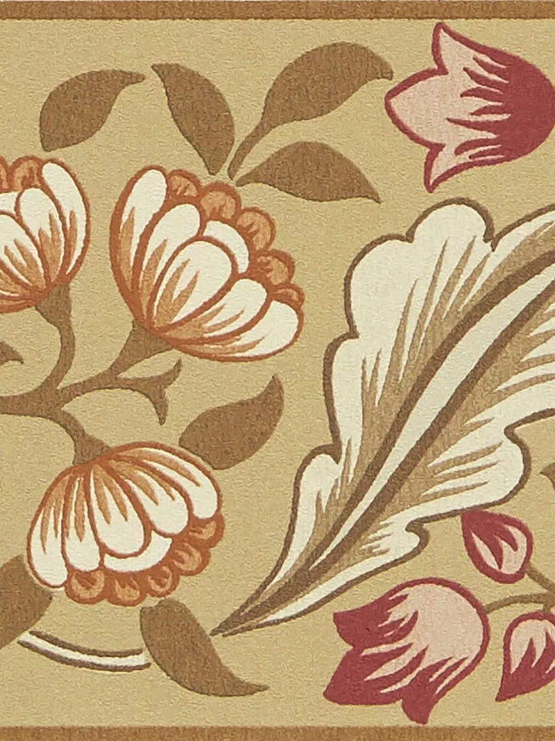 Morris & Co. Bluebell & Peony wallpaper border 10m, UK version