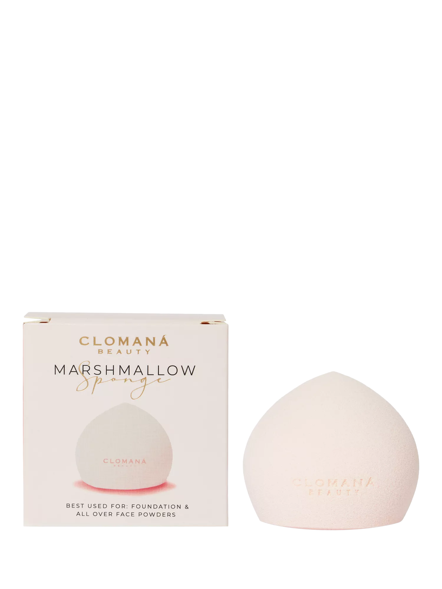 Clomaná Beauty Marshmallow Sponge Shape 2 makeup sponge - British product