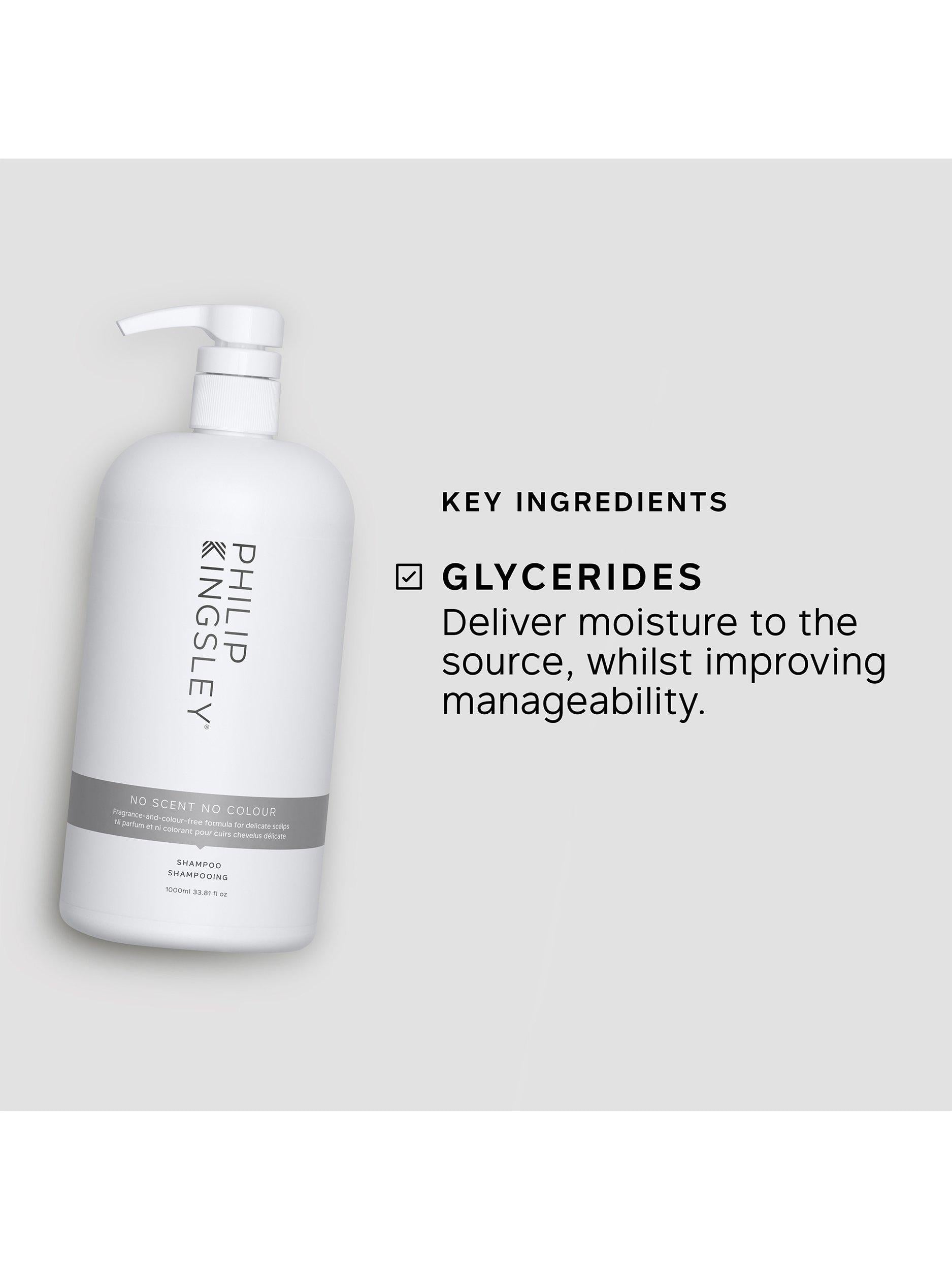 Philip Kingsley No Scent No Colour Gentle Shampoo 1000ml - British product
