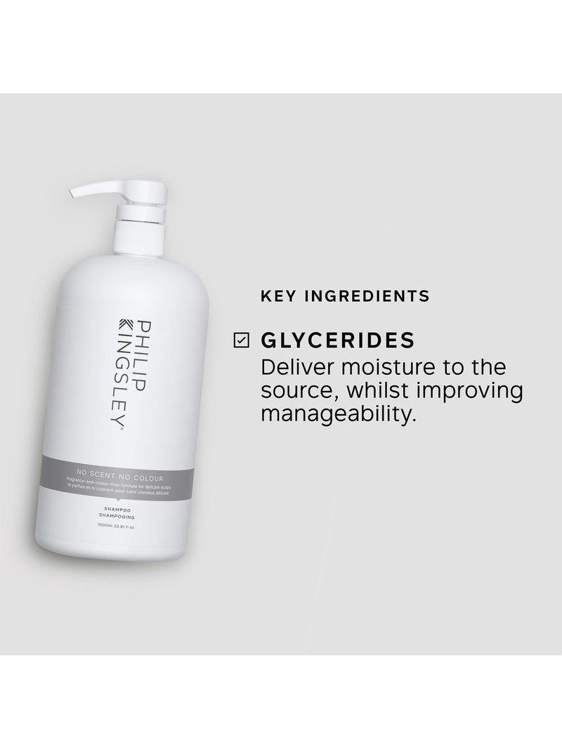 Philip Kingsley No Scent No Colour Gentle Shampoo 1000ml - British product