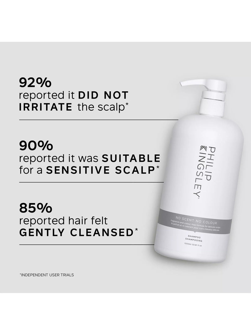 Philip Kingsley No Scent No Colour Gentle Shampoo 1000ml - British product