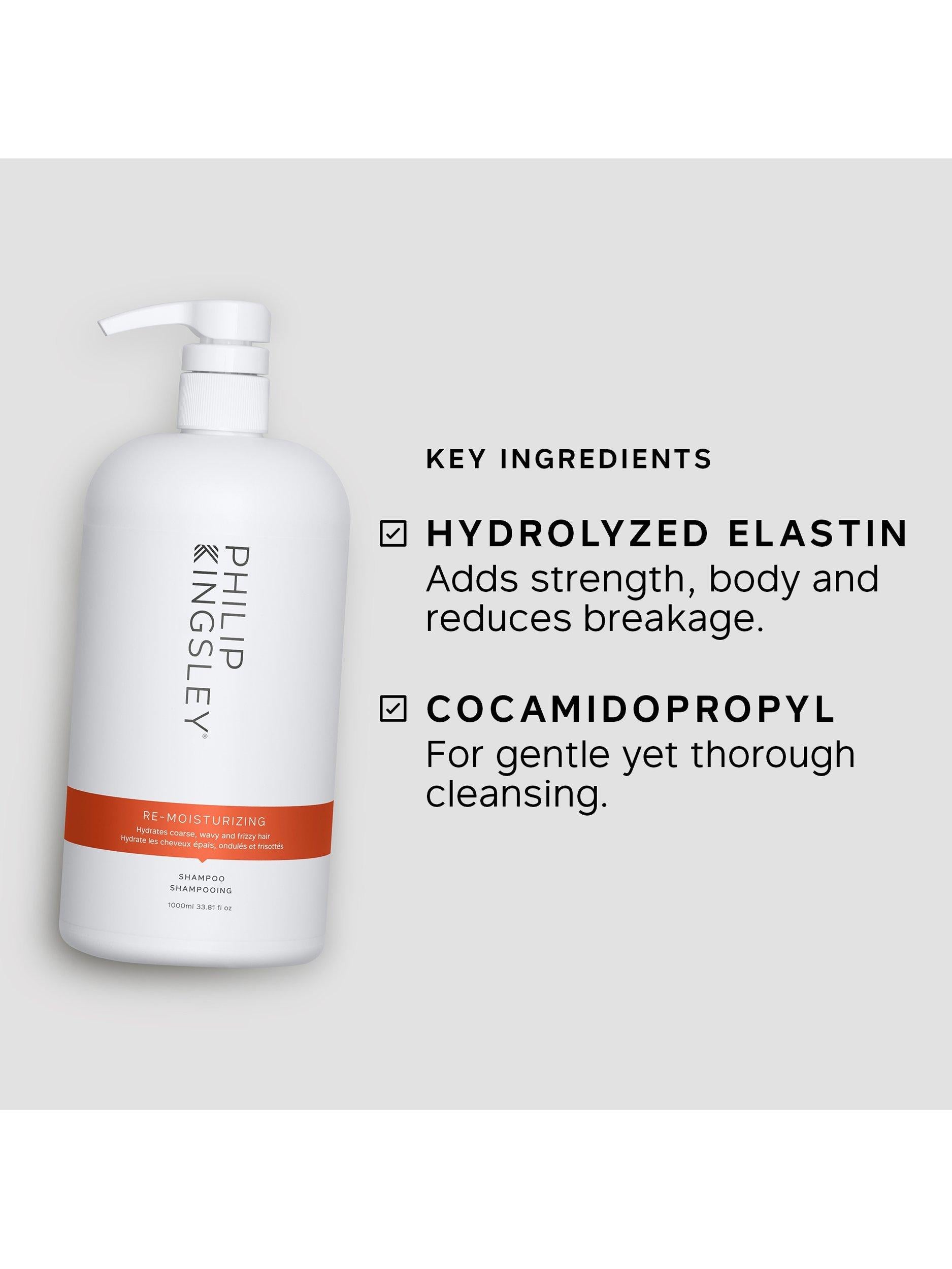 Philip Kingsley Re-Moisturising shampoo 1000ml, UK version