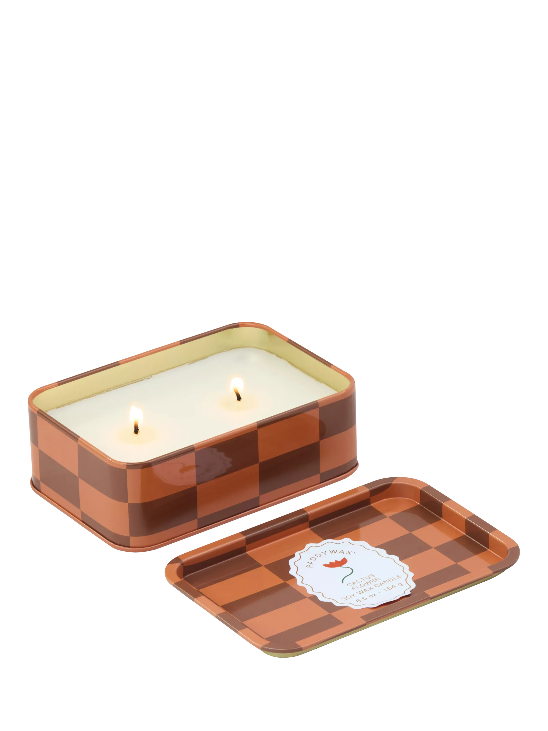 Paddywax flower scented tin candle 275g (British brand)