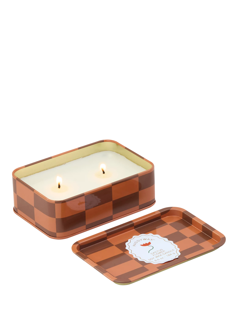 Paddywax flower scented tin candle 275g (British brand)