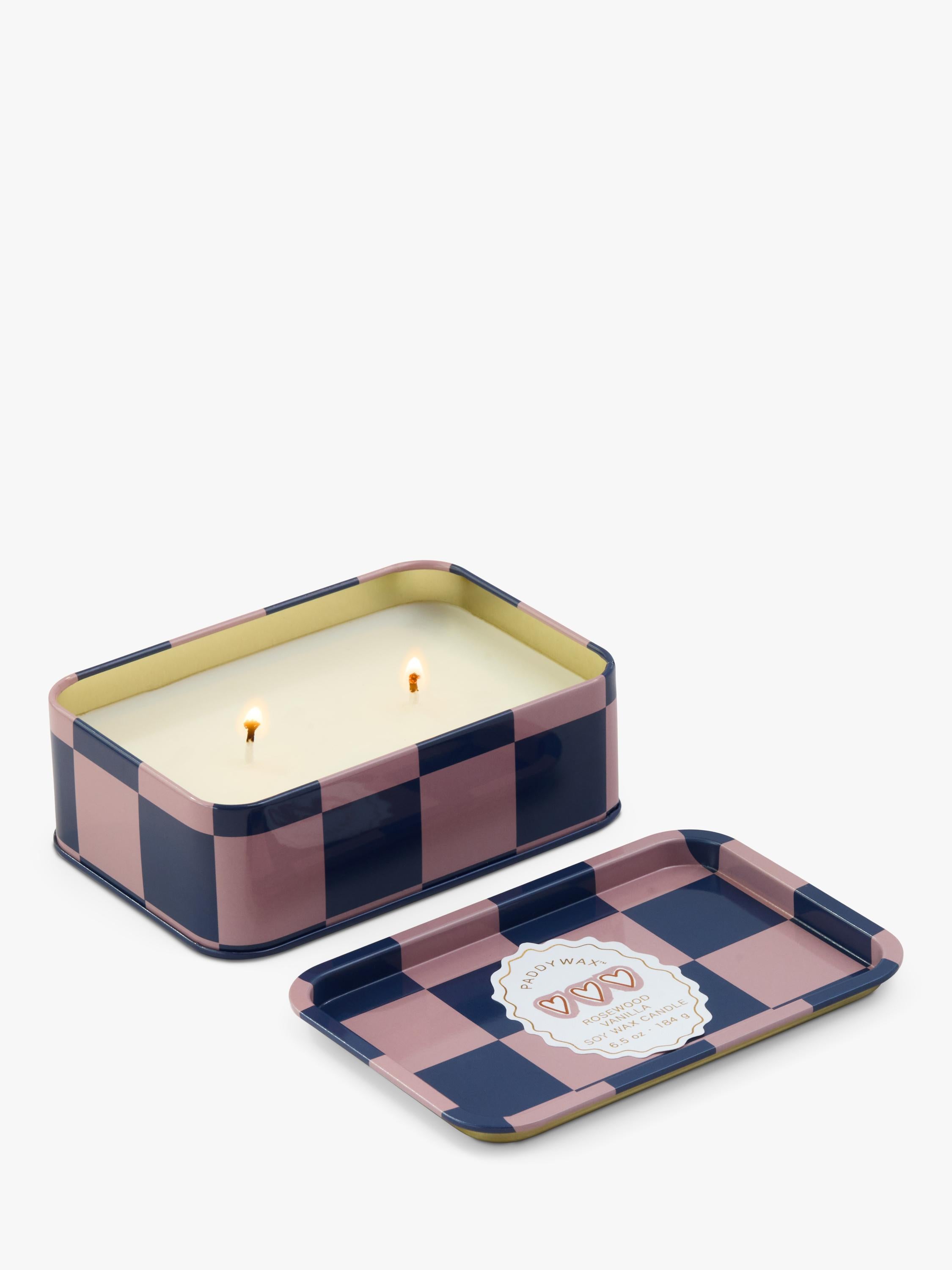 Paddywax A Dopo woody scented tin candle 275g, UK version