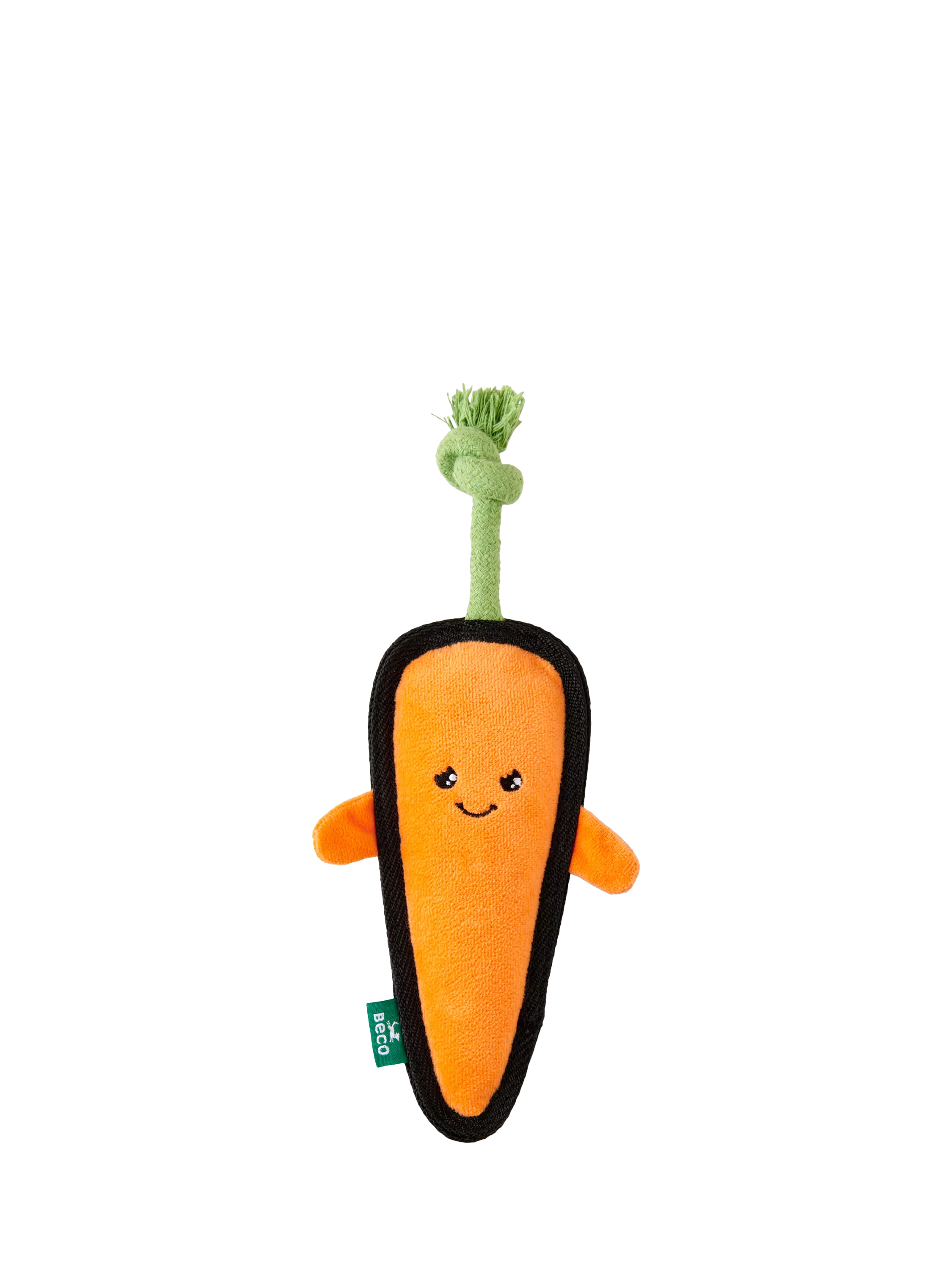 Beco Pets carrot dog toy with squeaker (British brand)