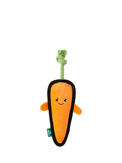 John Lewis Beco Pets Carrie the Carrot Dog Toy, Orange Multi- Buy online at McGrocer
