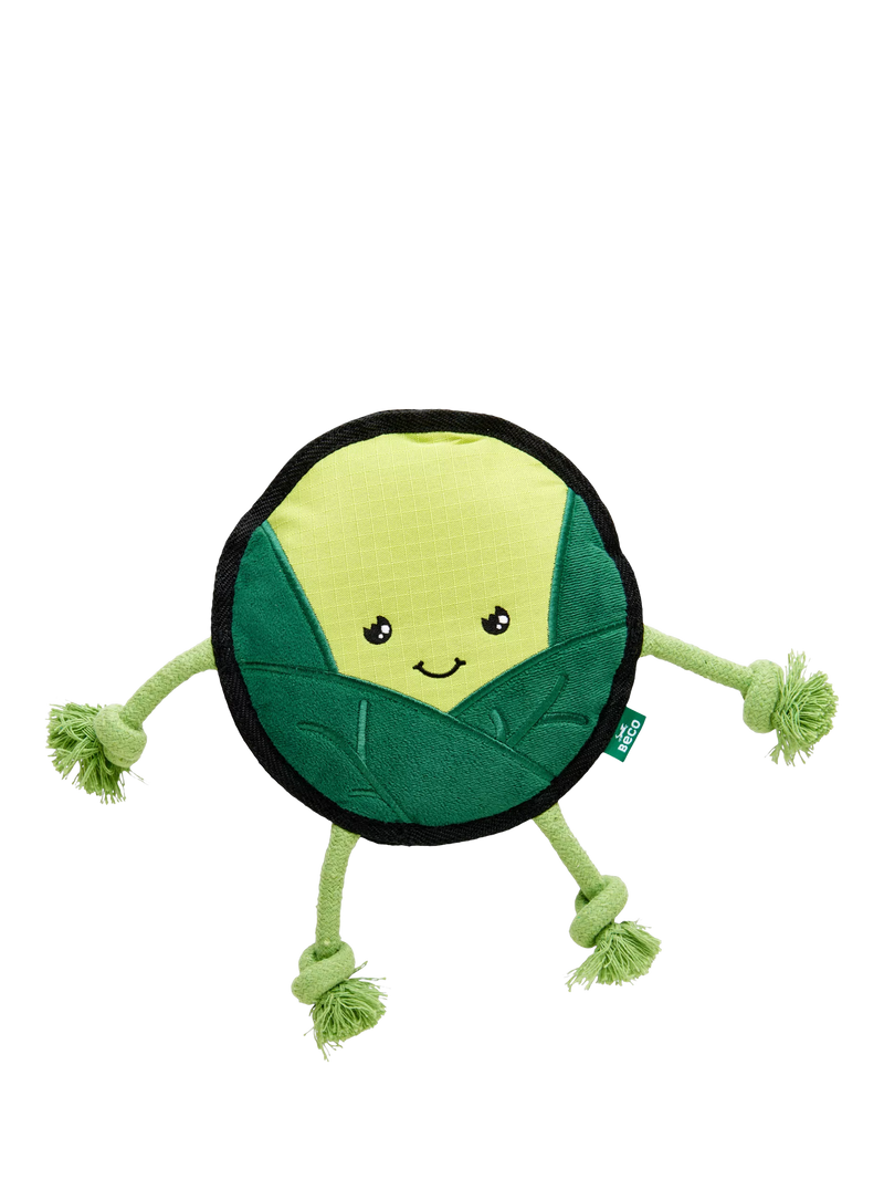 Beco Pets Russell the Brussel Sprout dog toy (British brand)